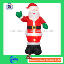 Gigante inflável santa claus personalizado inflável decoração de Natal